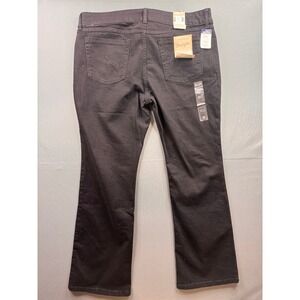 Wrangler Womens Bootcut Jeans Deep‎ Dyed Black Premium Denim 38x32 NWT